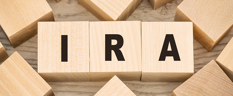 image of wooden blocks with the letters IRA